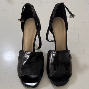 Charles & Keith Glossy Black Heels